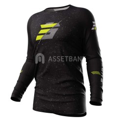 блуза,с,дълъг,ръкав,мъжки,тениски,дамски,тениски,shot,speck,long,sleeve,jersey,black,(speck,black,neon,yellow)