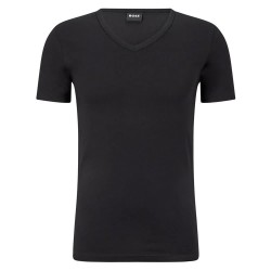 мъжко,бельо,boss,modern,short,sleeve,v,neck,base,layer,2,units,white,(black)