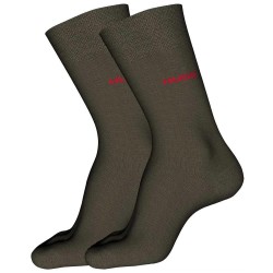 Чорапи HUGO 50468099 socks 2 pairs - Black (Dark Green) чорапи,мъжки,чорапи,hugo,50468099,socks,2,pairs,black,(dark,green)
