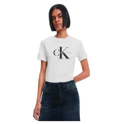 тениска,дамски,тениски,calvin,klein,jeans,core,monogram,regular,short,sleeve,t,shirt,white
