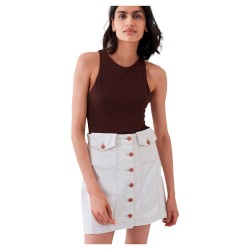 пола,дамски,поли,и,рокли,salsa,jeans,secret,glamor,denim,skirt,white