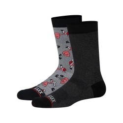 чорапи,мъжки,чорапи,saxx,underwear,whole,crew,socks,2,pairs,black,(black,heather,mingo)