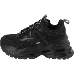 обувки,дамски,маратонки,buffalo,boots,triplet,hollow,trainers,black,(black)