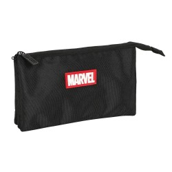 канцеларски,принадлежности,safta,triple,marvel,teen,pencil,case,black,(multicolor)