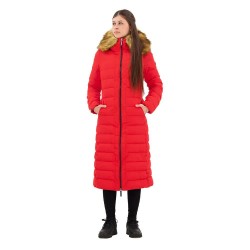 яке,дамски,якета,и,палта,superdry,new,arctic,long,puffer,jacket,red