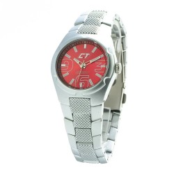 часовник,часовници,chronotech,cc7039l,04m,watch,silver,(red)