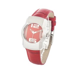 часовник,часовници,chronotech,ct7279b,05,watch,clear,(red)