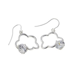 бижутерия,cristian,lay,546440,earrings,clear,(silver)