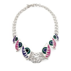 бижутерия,folli,follie,3n0f011wm,necklace,clear,(silver)