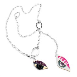бижутерия,folli,follie,3n0f015epx,necklace,golden,(silver)
