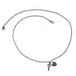 бижутерия,folli,follie,3n17s046kk,necklace,black,(black)
