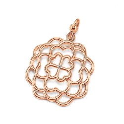 бижутерия,folli,follie,3p15t002rc,necklace,golden,(pink,gold)