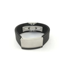 бижутерия,gc,cmb70716,bracelet,silver,(black,silver)