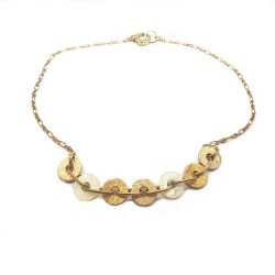 бижутерия,gc,cwn10903,necklace,golden,(pink,gold)