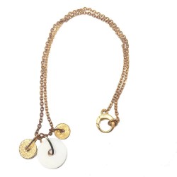 бижутерия,gc,cwn10906,necklace,golden,(rose,gold,white)