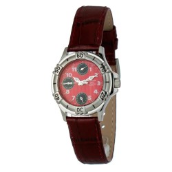 Часовник Justina 32552R woman watch - Brown (Red) часовник,часовници,justina,32552r,woman,watch,brown,(red)