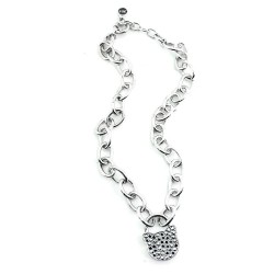 бижутерия,karl,lagerfeld,5512238,necklace,silver,(grey)