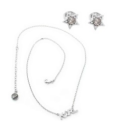 бижутерия,karl,lagerfeld,5512307,necklace,silver,(grey)