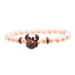 бижутерия,lancaster,jla,brcrab4wh,bracelet,golden,(brown)