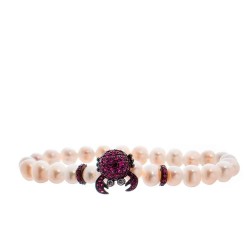бижутерия,lancaster,jla,brcrab5wh,bracelet,golden,(purple)