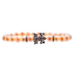 бижутерия,lancaster,jla,brfrog1wh,bracelet,golden,(silver)