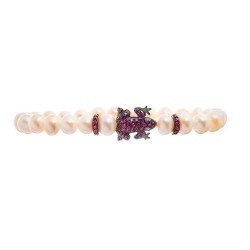 бижутерия,lancaster,jla,brfrog5wh,bracelet,golden,(purple)