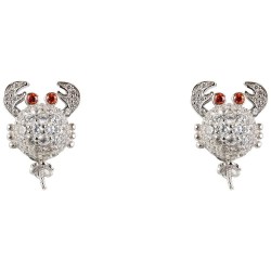 бижутерия,lancaster,jla,ear,crab1,earrings,silver,(white)