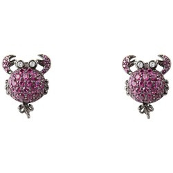 бижутерия,lancaster,jla,ear,crab5,earrings,pink,(purple,ip,black)