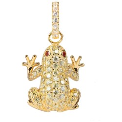 бижутерия,lancaster,jla,pen,frog6,necklace,golden,(gold)