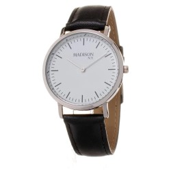 часовник,часовници,madison,l490b,pn,watch,golden,(white)