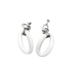 бижутерия,panarea,or1b,earrings,silver,(white,silver)