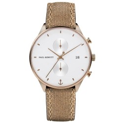 часовник,часовници,paul,hewitt,phcbrw47m,watch,golden,(white)