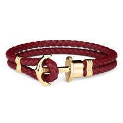 бижутерия,paul,hewitt,phphlgdbxs,bracelet,purple,(garnet,gold)