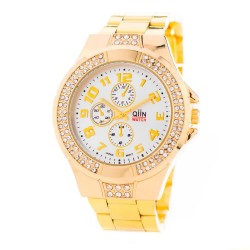 часовник,часовници,qiin,0312wesus,watch,golden,(white)