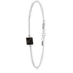 Sif jakobs B1851-BK-070 bracelet - Silver (Grey) бижутерия,sif,jakobs,b1851,bk,070,bracelet,silver,(grey)