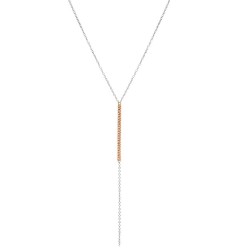 бижутерия,sif,jakobs,c0154,cz,rg,necklace,golden,(grey)