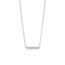 бижутерия,sif,jakobs,c1011,cz,rg,necklace,golden,(pink)