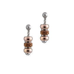 бижутерия,time,force,ts5137pr,earrings,golden,(silver)