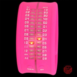 часовник,часовници,time,it,zero,a9,watch,clear,(fuchsia)