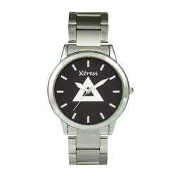 часовник,часовници,xtress,xaa1032,17,watch,silver,(white,black,pyramid)
