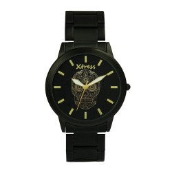часовник,часовници,xtress,xna1034,02,watch,golden,(black,or,skull)