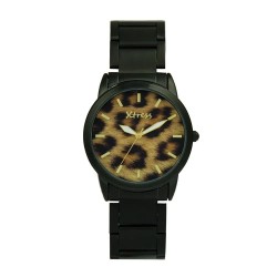 часовник,часовници,xtress,xna1037,07,watch,golden,(leopard)