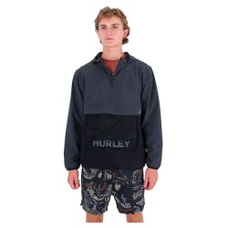яке,мъжки,якета,hurley,phantom+,packable,anorak,jacket,dark,stone,grey,(blue)