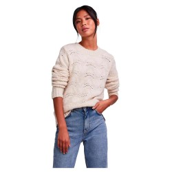 блуза,дамски,пуловери,дамски,плетени,дрехи,pieces,bibbi,sweater,whitecap,gray,(beige)
