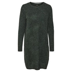 рокля,дамски,поли,и,рокли,vero,moda,doffy,long,sleeve,dress,grey,(pine,grove,detail,melange)