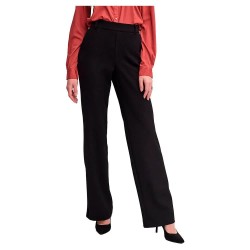 панталони,дамски,панталони,vero,moda,maya,straight,fit,solid,pants,black,(black)