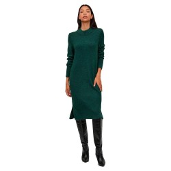 рокля,дамски,поли,и,рокли,vila,ril,long,sleeve,dress,green