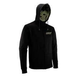 Блуза Leatt Camo full zip sweatshirt - Black (Black) блуза,мъжки,пуловери,leatt,camo,full,zip,sweatshirt,black,(black)