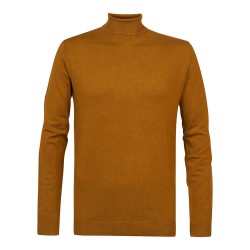 блуза,мъжки,пуловери,petrol,industries,m,3020,kwc002,high,neck,sweater,dark,gold,(brown)