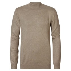блуза,мъжки,пуловери,petrol,industries,m,3020,kwc223,high,neck,sweater,beige,brown,(wild,dessert)